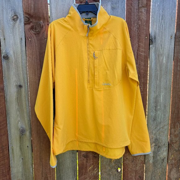 Cabela's Other - Cabela's soft shell pullover jacket 1/2 zip yellow men's XL
